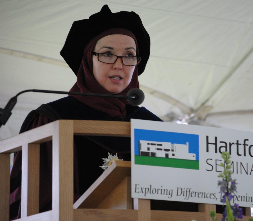 Addressing Hartford Seminary Graduates in 2012. | Ingrid Mattson